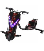 Pojazdy elektryczne dla dzieci - GOKART ELEKTRYCZNY 3 KOŁA SKUTER POJAZD DESKOROLKA ELEKTRYCZNA LED DRIFTY - miniaturka - grafika 1