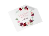 Akcesoria do okularów - Ściereczka do okularów z imieniem na dzień babci Kwiaty - 1 szt. - miniaturka - grafika 1