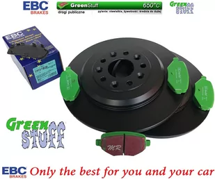 Tylne klocki GreenStuff + tarcze hamulcowe 330mm EBC seria Premium Lincoln MKS 2009-2012 - Tarcze hamulcowe - miniaturka - grafika 2