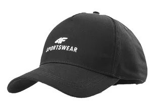 Czapka z daszkiem 4F strapback uniseks - czarna r S/M - Czapki damskie - miniaturka - grafika 1