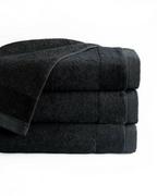 Ręczniki - Ręcznik bawełniany Vito 50x90 frotte czarny 550 g/m2 - miniaturka - grafika 1