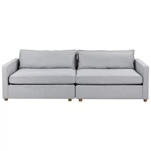 Sofa 3-osobowa szara VINSTRA - Sofy i kanapy - miniaturka - grafika 1