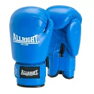 Rękawice bokserskie - Rękawice bokserskie Professional 10 OZ Allright niebieskie - miniaturka - grafika 1