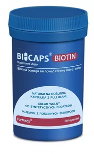ForMEDS BICAPS BIOTIN 2500 g biotyny w kapsułce - Włosy, skóra, paznokcie - miniaturka - grafika 1