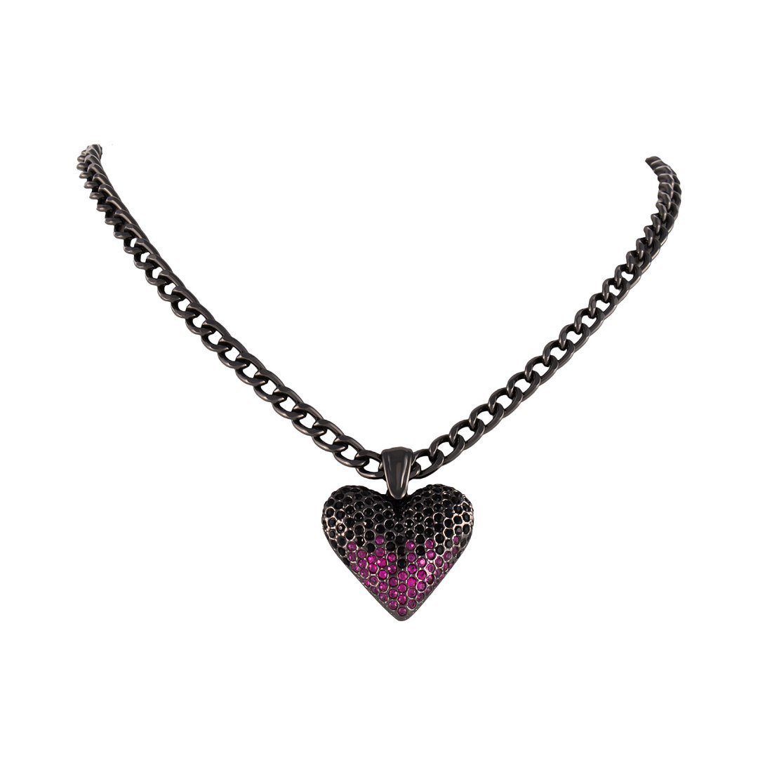 Naszyjnik serce z kryształami Aria Princess Collection (C25/NUT/01CZ)