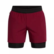 Spodnie sportowe męskie - Męskie spodenki treningowe Under Armour UA Vanish Elite 2in1 Short - czerwone - UNDER ARMOUR - miniaturka - grafika 1