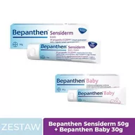 Kremy dla dzieci - Bepanthen Sensiderm Krem, 50G +Bepanthen Maść,30G - miniaturka - grafika 1