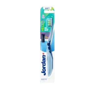 JORDAN HELLO SMILE SZCZOTECZKA DO ZĘBÓW DLA CHŁOPCÓW 9+ LAT SOFT - Szczoteczki do zębów - miniaturka - grafika 1