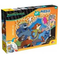 Puzzle - Lisciani Puzzle Dwustronne Zwierzogród 108 - - miniaturka - grafika 1