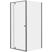 Kabiny prysznicowe - Kabina prysznicowa Contour 100x100x200 cm czarna Sealskin - miniaturka - grafika 1