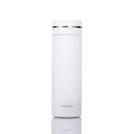 Shakery i bidony sportowe - Casno Butelka termiczna Casno La Plata Peak 450 ml biała KXN-6059H - miniaturka - grafika 1