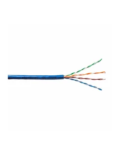 Kabel Emiter Net UTP (U/UTP) kat5e, linka, 4x2x24AWG, PCW, niebieski - Kable miedziane - miniaturka - grafika 1