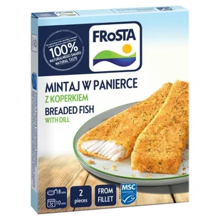 FRoSTA Mintaj w panierce z koperkiem 240 g - Ryby świeże i mrożone - miniaturka - grafika 1