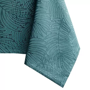 Obrus Gaia Morski Tłoczony Roślinny 120x160 owal AmeliaHome - TCLOTH/AH/GAIA/HMD/MARINE/O120X160 - Obrusy i serwetki - miniaturka - grafika 1