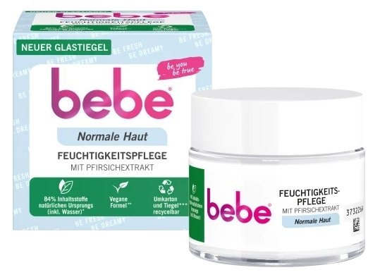 Bebe, Krem nawilzajacy na dzien do cery normalnej, 50 ml (PRODUKT Z NIEMIEC)