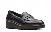 Mokasyny damskie - Mokasyny damskie CLARKS SHARON ASTER rozmiar 36, czarne - Clarks - miniaturka - grafika 1