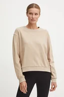 Bluzy damskie - Hummel bluza damska kolor beżowy gładka 225606 - miniaturka - grafika 1