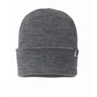 Czapki męskie - Czapka Jack Wolfskin RIB BEANIE Grey Heather - ONE SIZE - miniaturka - grafika 1