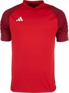 Koszulki męskie - Adidas Koszulka męska adidas Tiro 23 Competition Jersey czerwona HE5661 L - miniaturka - grafika 1