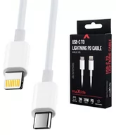Kable - MaxLife Maxlife kabel MXUC-05 USB-C - Lightning 1,0 m 20W biały 8_2267904 - miniaturka - grafika 1