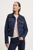 Kurtki damskie - Guess Jeans kurtka jeansowa damska kolor granatowy przejściowa W4YN55 D5CB1 - miniaturka - grafika 1