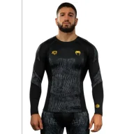 Kimona, stroje i obuwie - Venum x Chimaev Rashguard Długi Rękaw Long Sleeve Wild Borz Black/Grey - miniaturka - grafika 1