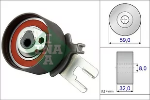 Rolka napinacza, pasek rozrządu INA 531 0859 10 - Rolki i napinacze - miniaturka - grafika 1