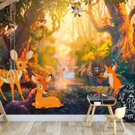 Fototapety - Fototapeta samoprzylepna - Zwierzątka w lesie (rozmiar 98x70) - miniaturka - grafika 1