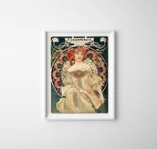 Plakaty - Plakat vintage Alphonse Mucha Poster Réverie - miniaturka - grafika 1