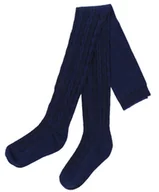 Rajstopy - 3x Granatowe rajstopy we wzory 4-5 lat 110 cm - miniaturka - grafika 1