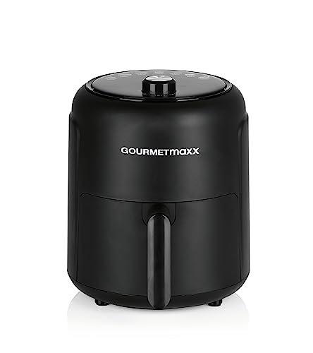 GOURMETmaxx | Frytkownica na gorące powietrze 2,3 l | Idealna do smażenia, grillowania itp. | Lekkie i miękkie przygotowanie | Funkcja timera do precyzyjnego gotowania i automatycznego wyłączania |