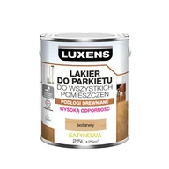 Lakiery do drewna - Lakier do parkietu 2.5 l Bezbarwny Satynowy Luxens - miniaturka - grafika 1