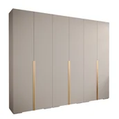 Szafy - Szafa przesuwna Garderoba MANHATTAN RYFEL 9 300 gł. 47 biały - miniaturka - grafika 1