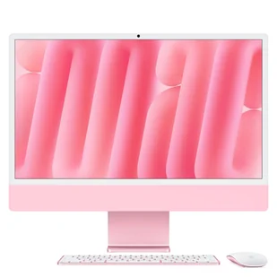 Apple iMac Apple M M4 59,7 cm (23.5") 4480 x 2520 px All-in-One PC 24 GB 512 GB SSD macOS Sequoia Wi-Fi 6E (802.11ax) Różowy - Zestawy komputerowe - miniaturka - grafika 1
