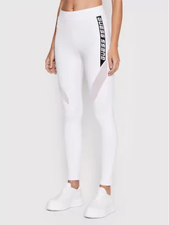 Spodnie damskie - Guess Legginsy V2RB19 MC03W Biały Slim Fit - grafika 1