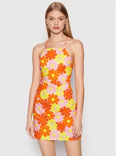 Sukienki - Glamorous Sukienka letnia CA0289 Kolorowy Slim Fit - grafika 1