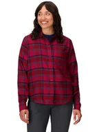 Koszulki sportowe damskie - Marmot Flanelowa koszula funkcyjna "Stonepeak" w kolorze jagodowo-niebieskim - miniaturka - grafika 1