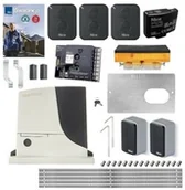 Zestawy do bram - Nice Zestaw ROBUS 1000 ERA FLOR do bram przesuwnych do 1000 kg + 3 Piloty + Lampa SŁUPKOWA + Listwa (5 m) - miniaturka - grafika 1