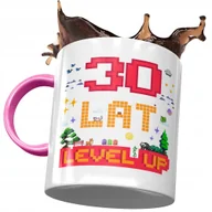 Kubki - Kubek Różowy na Urodziny 30 30ste 30-ste Prezent z Nadrukiem ze Zdjęciem+ Opakowanie na prezent (wzór 01) - miniaturka - grafika 1