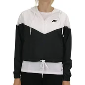 Kurtki damskie - Nike Damska kurtka W Nsw Hrtg Jkt Wndbrkr czarny czarny/biały XXL - miniaturka - grafika 1