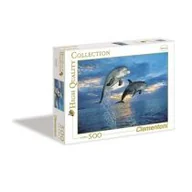 Pozostałe książki - Puzzle 500 HQ Dolphins - miniaturka - grafika 1
