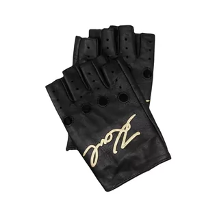 Rękawiczki - Karl Lagerfeld Skórzane rękawiczki k/signature rocky - grafika 1