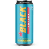 Napoje energetyczne i izotoniczne - Black Energy Tropic Gazowany napój 250 ml - miniaturka - grafika 1
