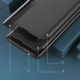 Eco Leather View Case elegancki futerał etui z klapką i funkcją podstawki Xiaomi Redmi Note 11 Pro+ 5G (China) / 11 Pro 5G (China) / Mi11i HyperCharge / Poco X4 NFC 5G czarny - Etui i futerały do telefonów - miniaturka - grafika 15