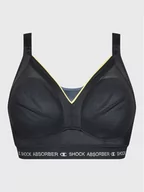 Biustonosze - Shock Absorber Biustonosz sportowy CHAMPION Active Shaped Support U10015 Czarny - miniaturka - grafika 1