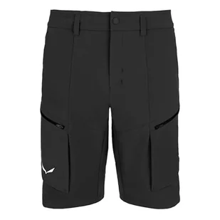 Salewa Męskie szorty Puez DST M Cargo, Black Out, M - Spodenki damskie - miniaturka - grafika 1