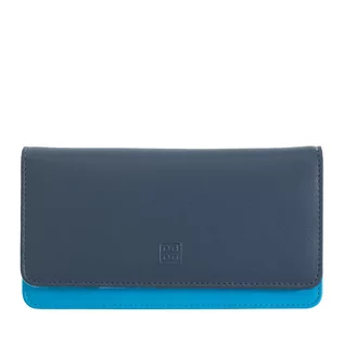 Portfele - DUDU Wielokolorowy RFID damski miękki skórzany portfel torebka - DuDu - grafika 1