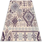 Dywany zewnętrzne - Dywan ogrodowy piękny wzór Tekstura gobelinu 60x90 cm - miniaturka - grafika 1