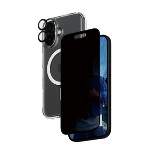 PanzerGlass 3-in-1 Privacy Protection Bundle iPhone 16 Przezroczysta ochrona ekranu Apple 1 szt. - Etui i futerały do telefonów - miniaturka - grafika 1