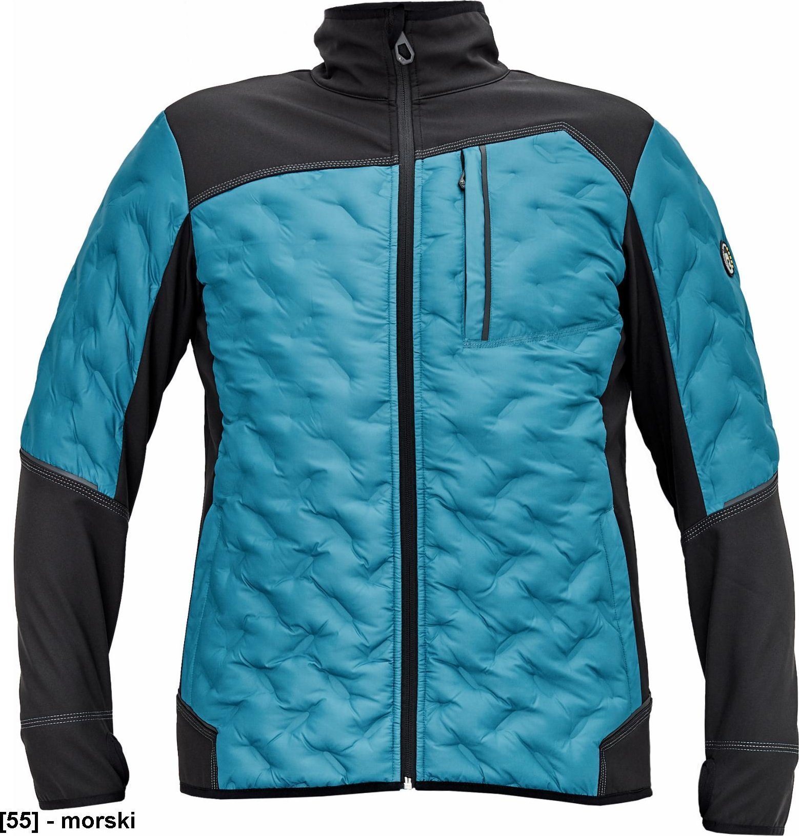 CERVA NEURUM LEKKA - kurtka softshellowa - morski 4XL